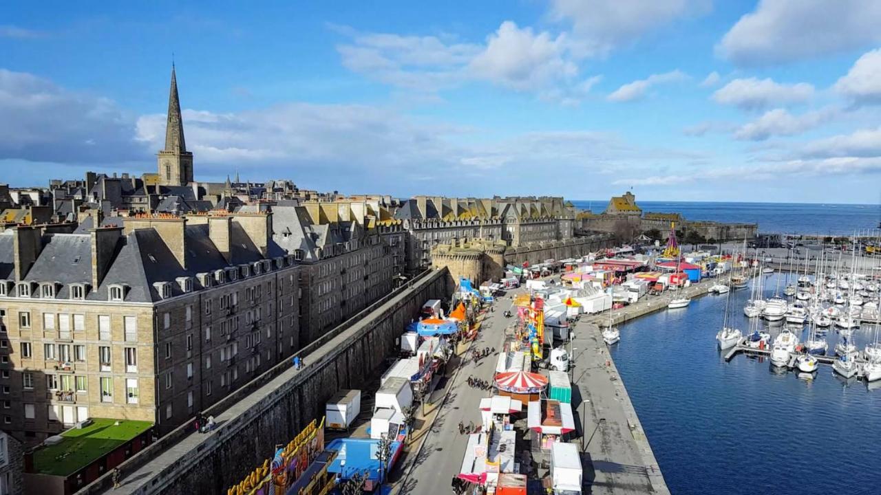 Apartament Le Nautilus, Saint Malo, Les Bas Sablons Zewnętrze zdjęcie