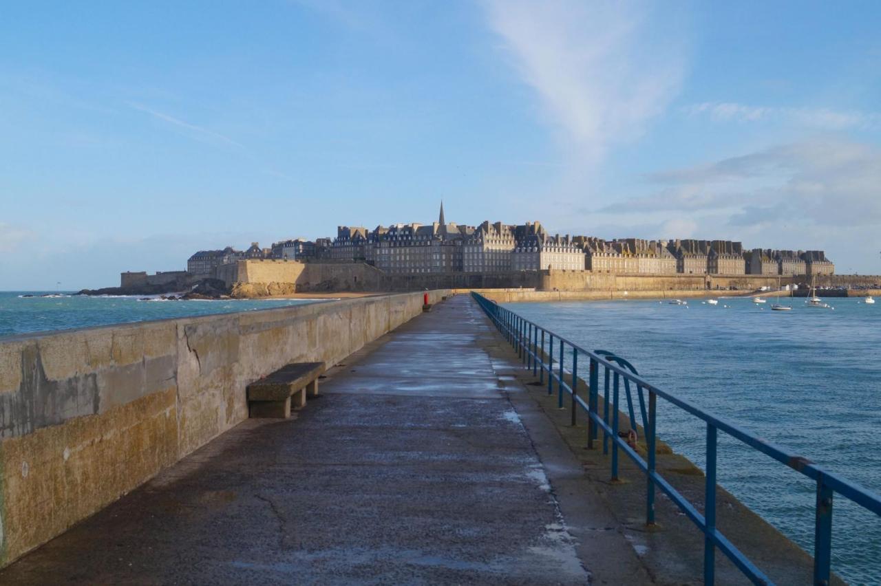 Apartament Le Nautilus, Saint Malo, Les Bas Sablons Zewnętrze zdjęcie