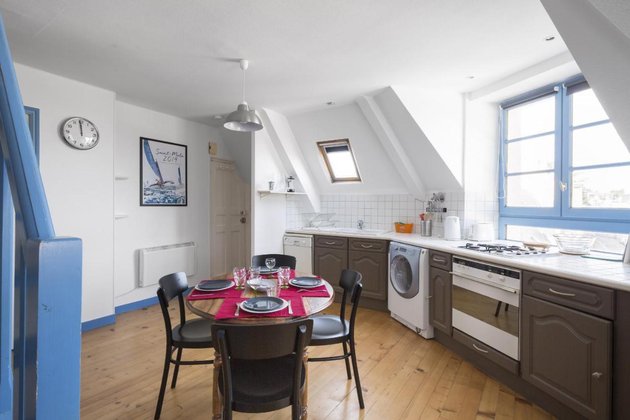 Apartament Le Nautilus, Saint Malo, Les Bas Sablons Zewnętrze zdjęcie
